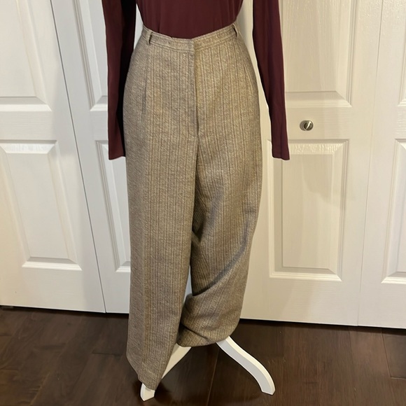 Wool and silk blend lined trousers by Talbots - Picture 4 of 7